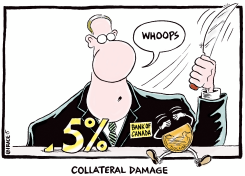 BANK OF CANADA COLLATERAL DAMAGE by Ingrid Rice