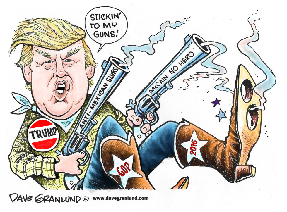  TRUMP AND MCCAIN REMARKS by Dave Granlund