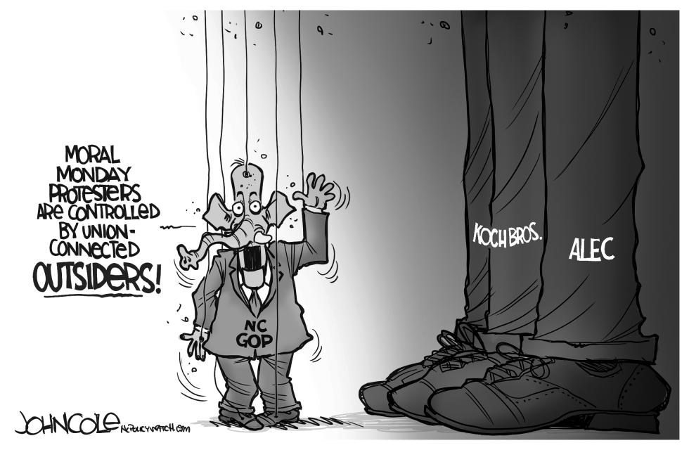 LOCAL NC -- GOP Koch Brothers and ALEC BW