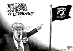 FLAGGING TRUMP by Nate Beeler