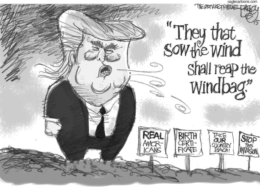 Windbag Trump