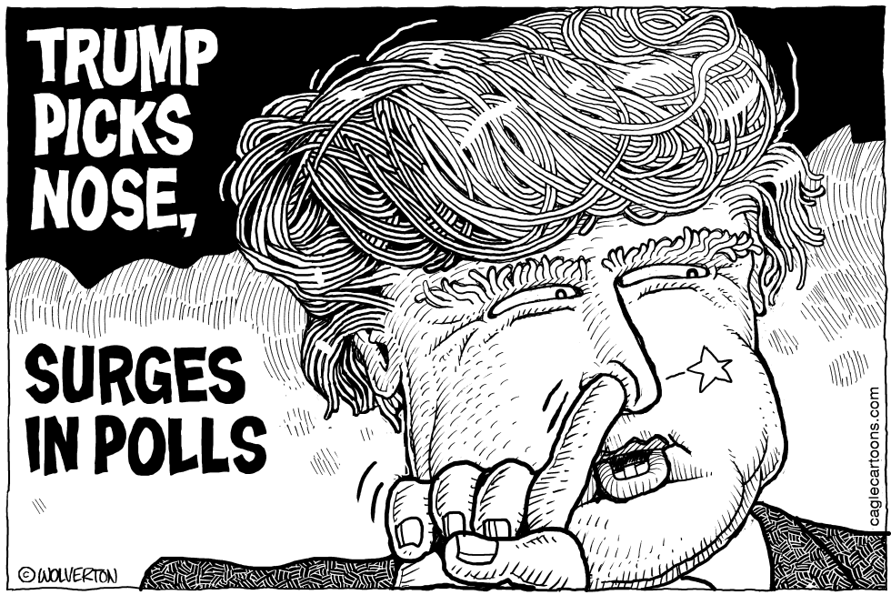 Trump Picks Nose