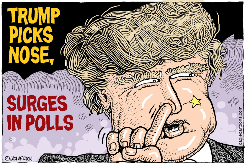 Trump Picks Nose COLOR