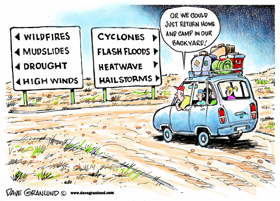 Weather extremes and vacations