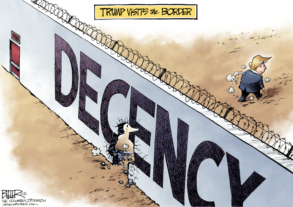 Trump at the Border COLOR