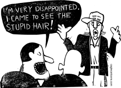 TRUMP VISITS BORDER by Randall Enos