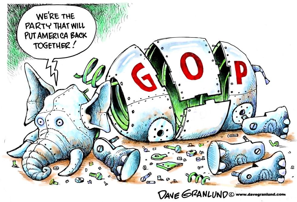  GOP INFIGHTING by Dave Granlund