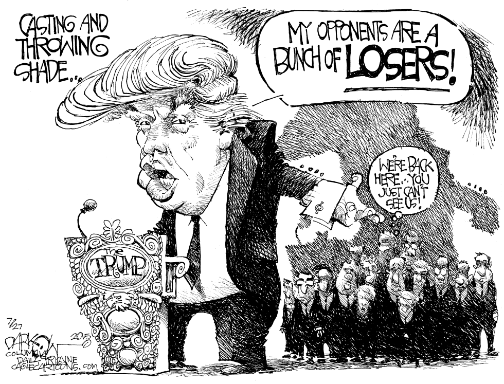 Trump Throwing Shade