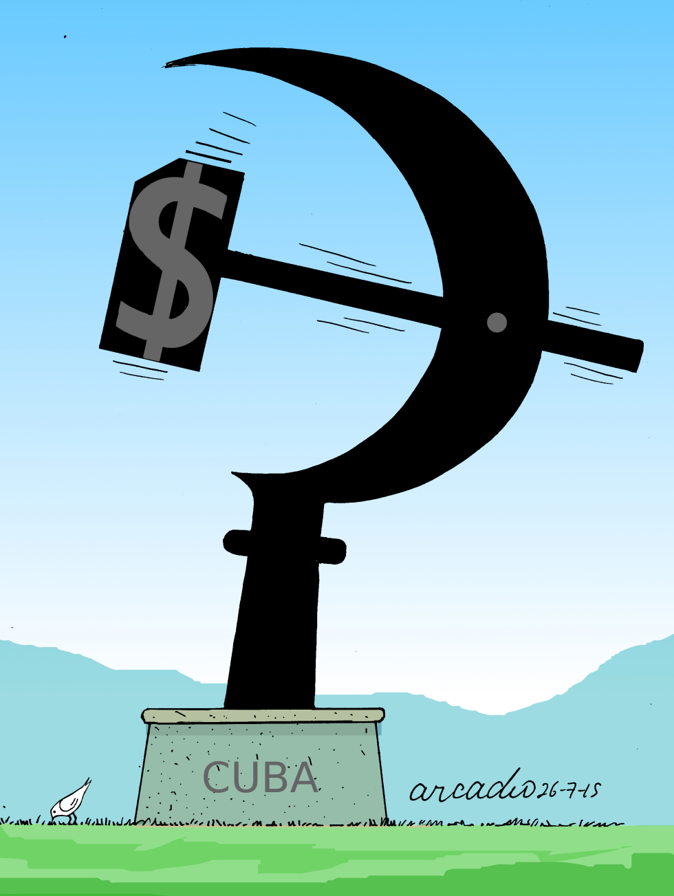 Dolar y comunismo juntos