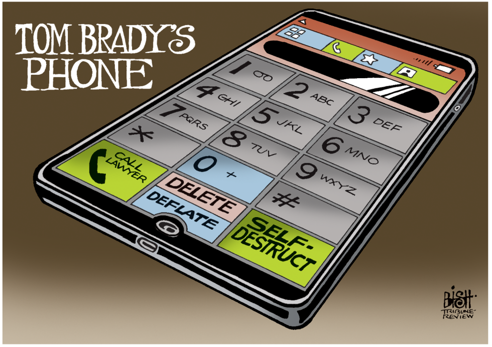 TOM BRADY'S PHONE, COLOR