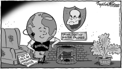 CECIL THE LION KILLED by Bob Englehart