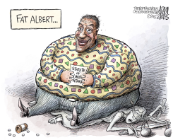 COSBY VICTIM  by Adam Zyglis
