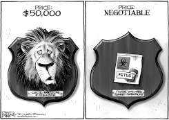 BARBARIC PRICING by Nate Beeler