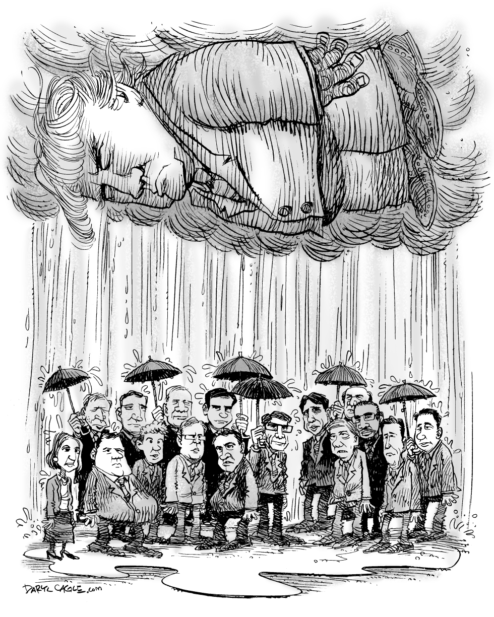 Donald Trump Rains on Republicans