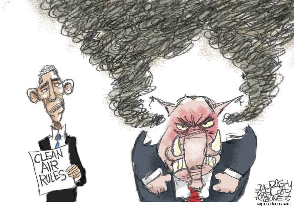  GOP SLOW BURN by Pat Bagley