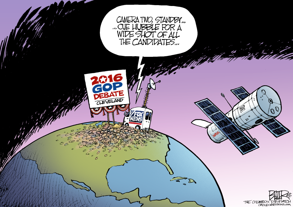 First GOP Debate COLOR