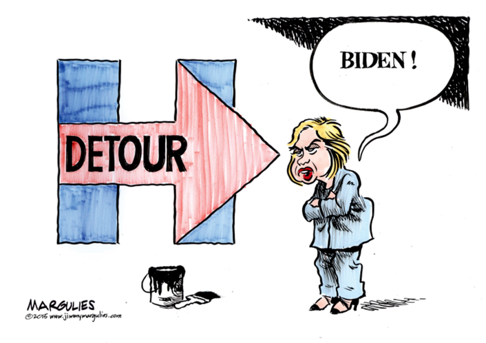 Biden may run for president color
