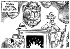 TROPHY HUNTING by Zapiro