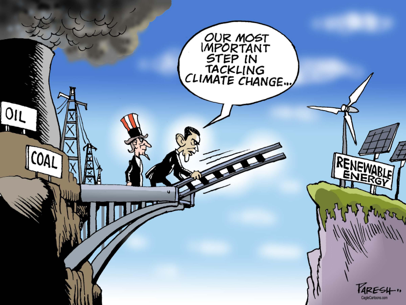 Obama's Clean Power Plan Pushes Shift From Coal and Oil to Renewables