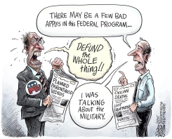 PLANNED POLITICS  by Adam Zyglis