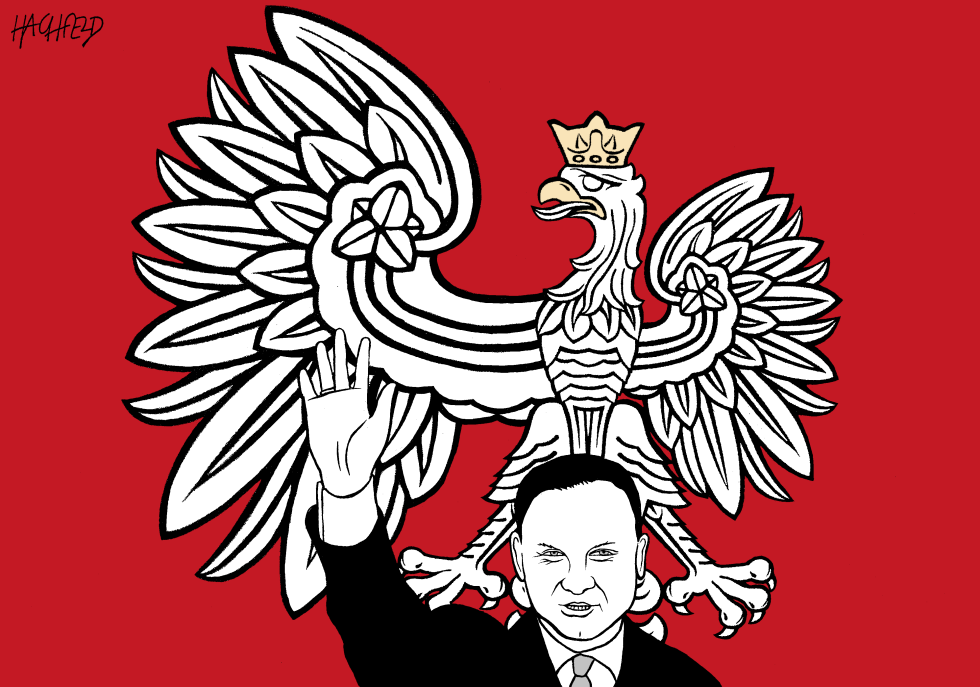  TO THE RIGHT IN POLAND WITH ANDRZEJ DUDA by Rainer Hachfeld