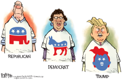 TRUMP PARTY  by Rick McKee