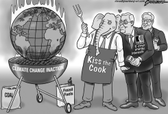EARTH BARBECUE BW by Steve Greenberg