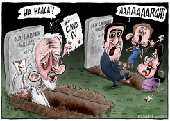 UK LABOUR LEADER CONTENDER MOVES FURTHER TO LEFT by Brian Adcock