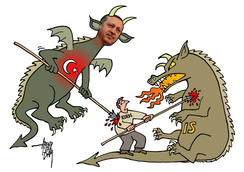 Saint George and the dragon