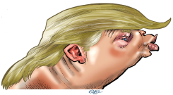 DONALD TRUMP by Damien Glez