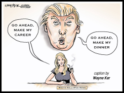 TRUMP  MEGYN KELLY by J.D. Crowe