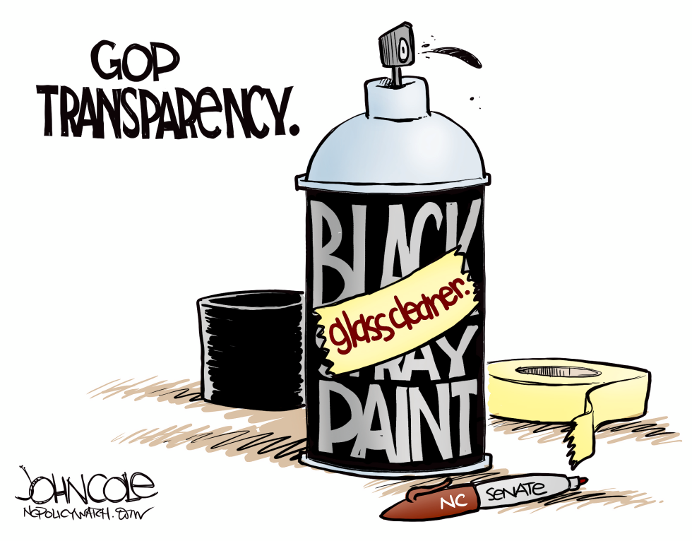  LOCAL NC  GOP TRANSPARENCY by John Cole