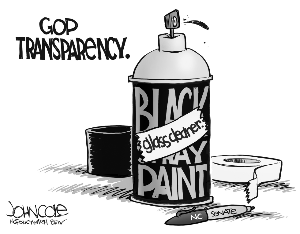 LOCAL NC -- GOP transparency BW