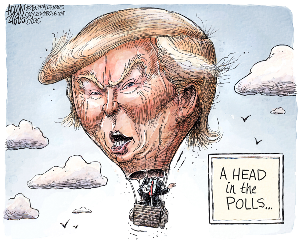 Trump's rise COLOR