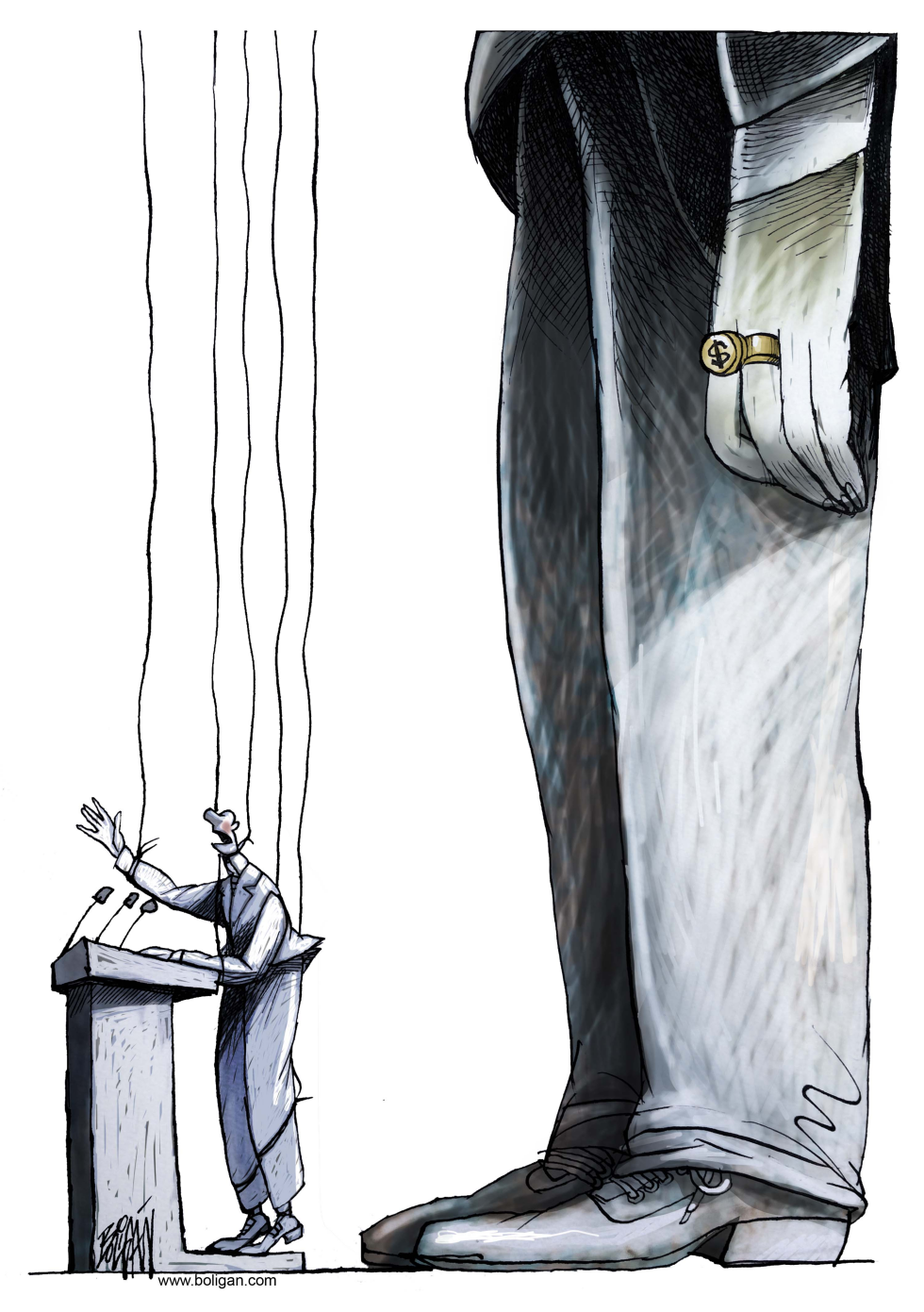 Los hilos de la politica / COLOR