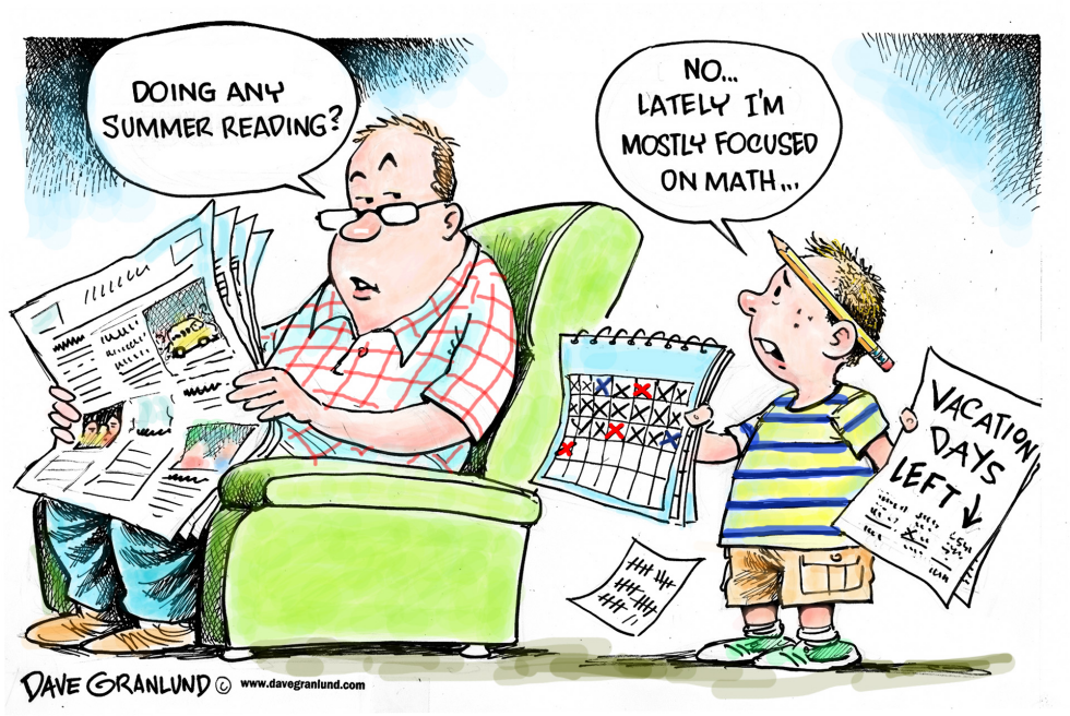  BACK TO SCHOOL COUNTDOWN by Dave Granlund