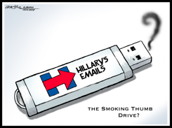 HILLARY'S SMOKING THUMB DRIVE by J.D. Crowe