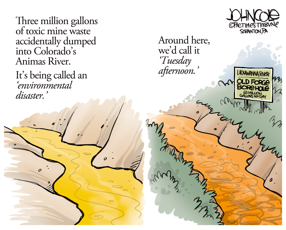  LOCAL PA  MINE WASTE POLLUTION by John Cole