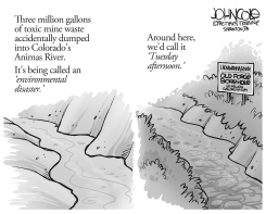 LOCAL PA MINE WASTE POLLUTION BW by John Cole
