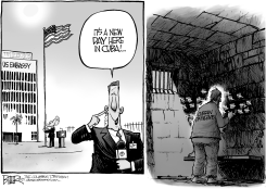 CUBAN EMBASSY by Nate Beeler
