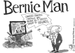 BERNIE SANDERS by Pat Bagley