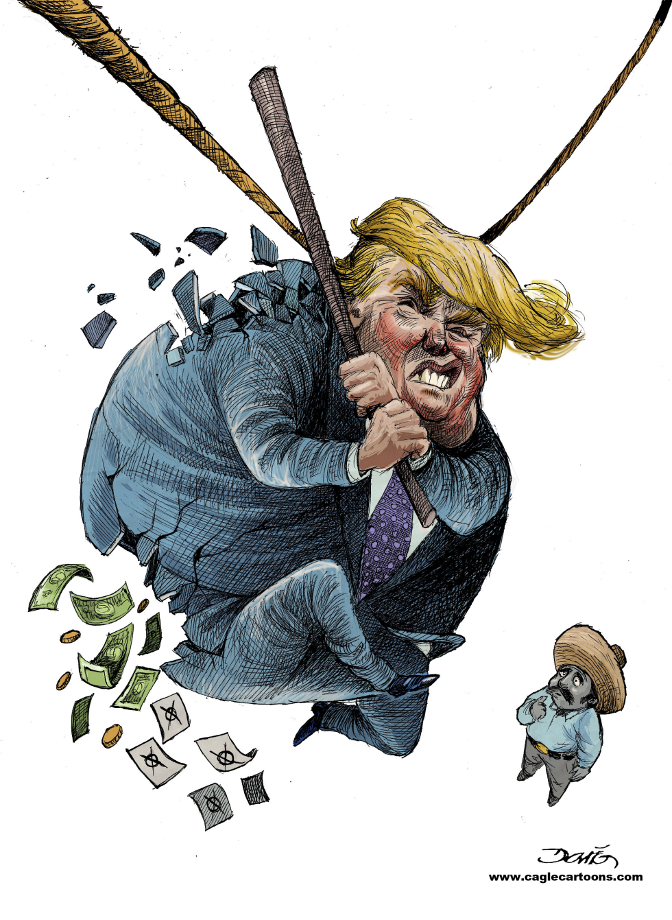  TRUMP MASOCHIST by Dario Castillejos