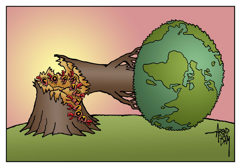 worldwide corruption