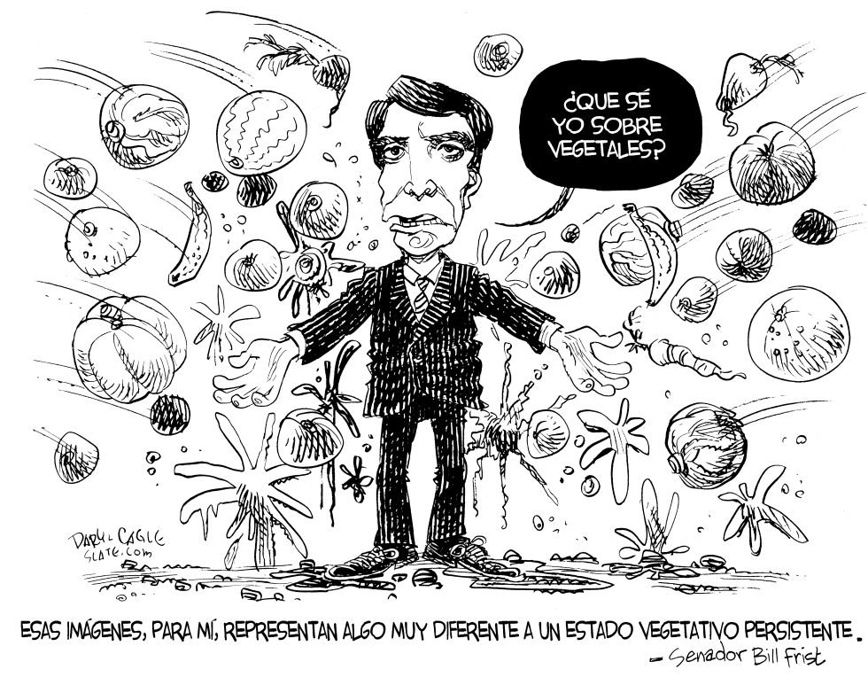  FRIST Y LOS VEGETALES by Daryl Cagle