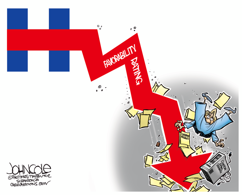Clinton polls COLOR