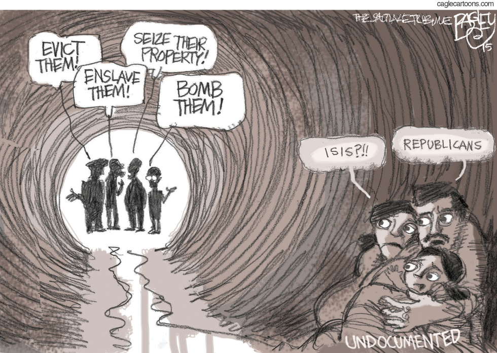  GOP IMMIGRANT SOLUTION by Pat Bagley