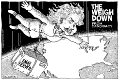 HILLARY'S WEIGH DOWN by Monte Wolverton