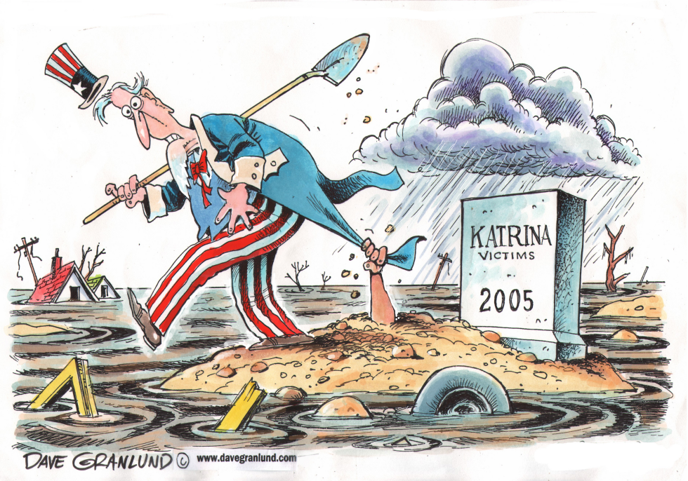  HURRICANE KATRINA ANNIVERSARY by Dave Granlund