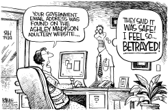 ASHLEY MADISON by Rick McKee