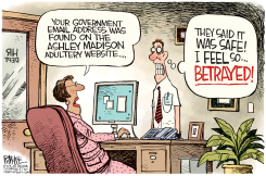 ASHLEY MADISON  by Rick McKee